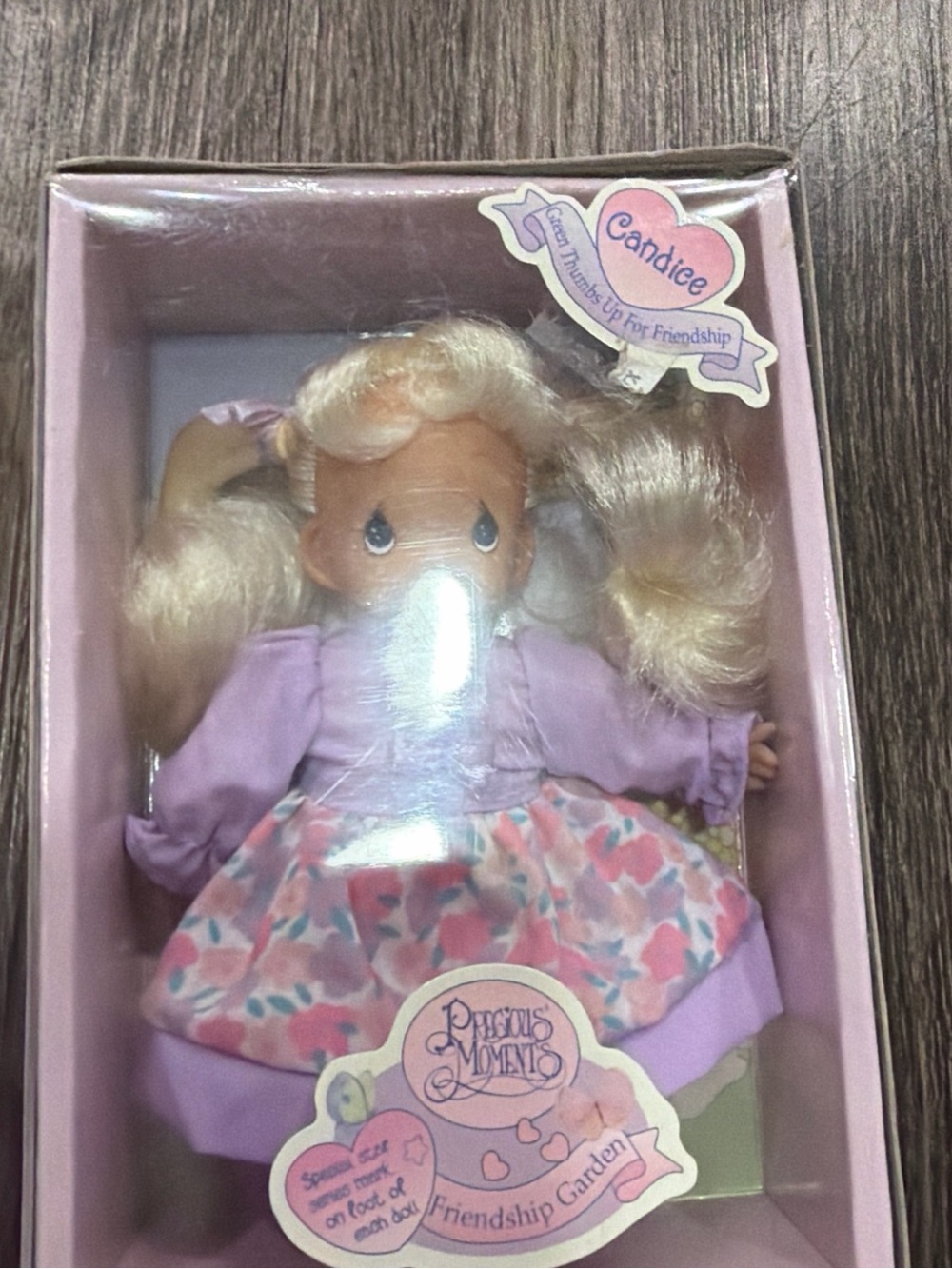 Candice Vintage Precious Moments 5-inch doll named from the Friendship Garden